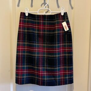 Talbots holiday wool skirt